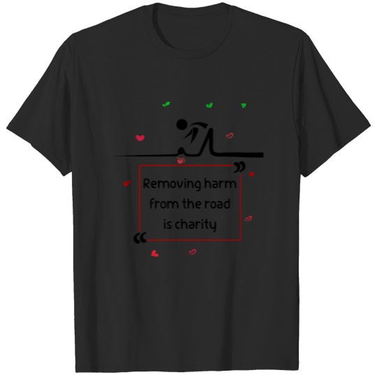 Discover Removing harm from the road is charity T-shirt