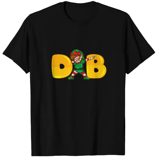 Christmas Squad Dabbing Elf Dabbing Santa Elves T-shirt