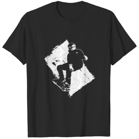 Discover Snowboarding snowboarder T-shirt