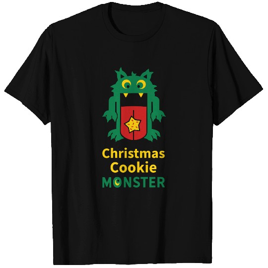 Christmas cookie monster T-shirt