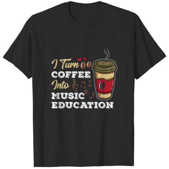Discover Coffee Music Education T-shirt