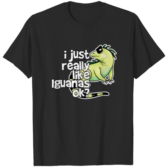Iguana Adorable Lizard Reptile Gecko Exotic Nature T-shirt