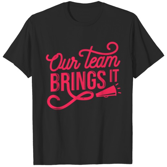 Discover Cheerleader cheerleading cheer funny saying T-shirt