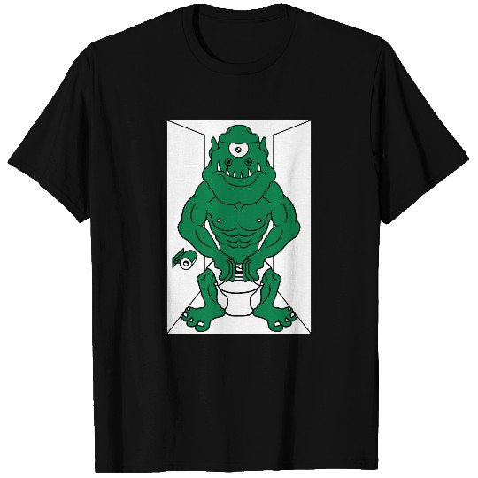 Cyclops pee toilet T-shirt