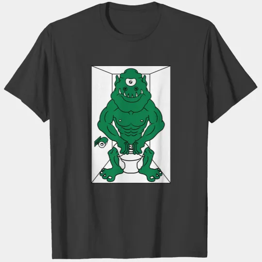 Cyclops pee toilet T-shirt