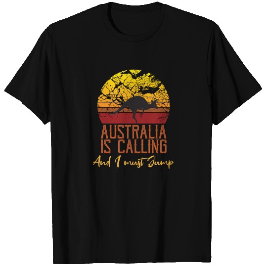 Australia Calls Vacation Kangaroo T-shirt