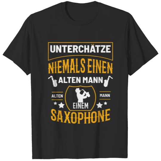 Discover Sax Saxophone Saxophonist T-shirt