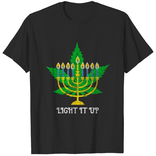 Light It Up Hanukkah Jewish Festival Gift T-shirt
