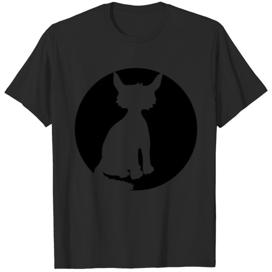 Discover round logo circle cats T-shirt