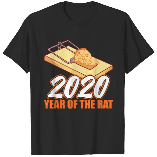 Discover Cheesy Cheese Trap 2020 Year Of The Rat Happy New T-shirt