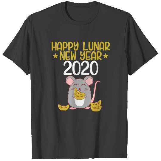 Happy Lunar Year Of The Rat Happy New Year 2020 T-shirt
