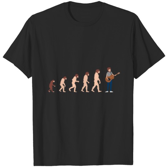 Discover Evolution Guitarist Funny Gift Idea T-shirt