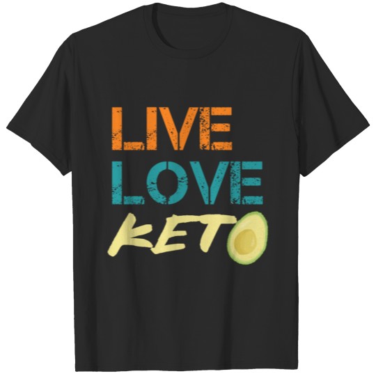 Discover Keto keto diet ketogenic athletes Avocado T-shirt
