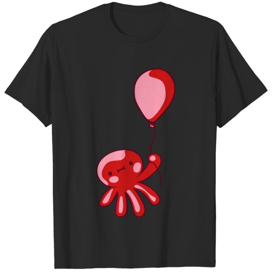 Discover Octopus hovering flying T-shirt