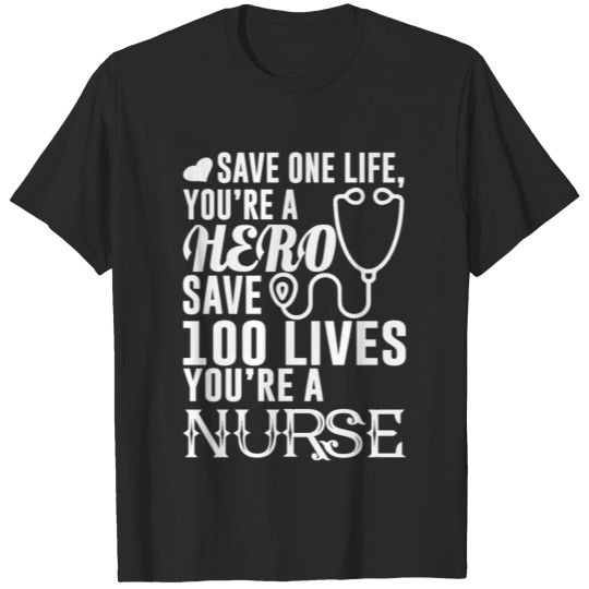 Discover Save a life and you're a hero T-shirt