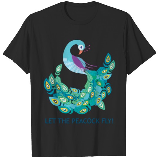 Discover Let The Peacock Fly T-shirt