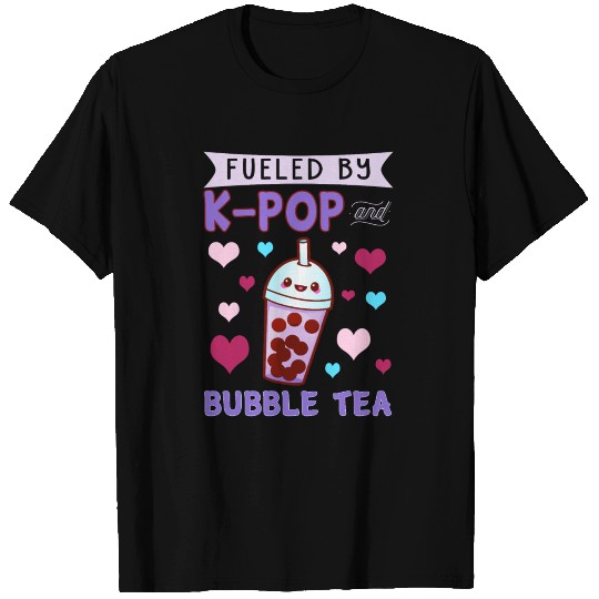 Fueled By Bubble Tea and Korean Pop T-shirt