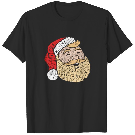 Discover Santa Claus Happy Face T-shirt