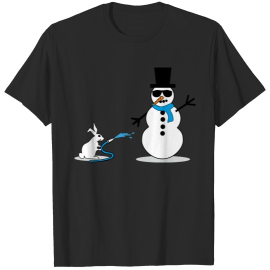 Discover Snowman and Snowbunny T-shirt