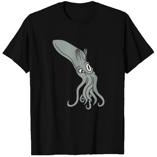 Alien octopus monster T-shirt