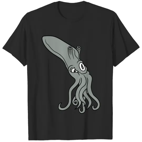 Discover Alien octopus monster T-shirt