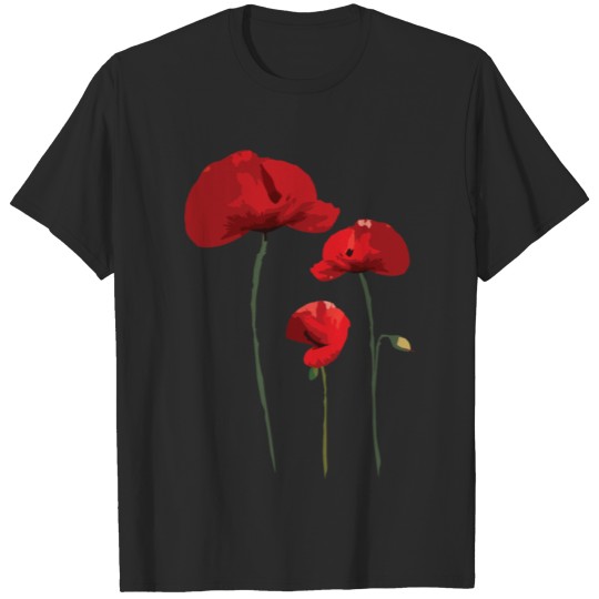 Discover poppies flowers T-shirt