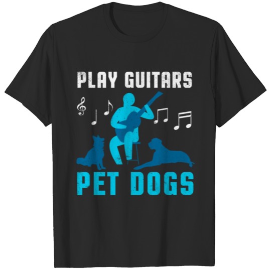 Discover Play Guitar Pet Dogs T-shirt