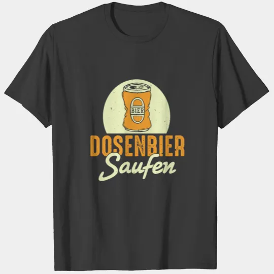 canned beer booze T-shirt