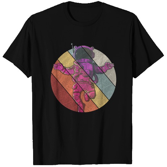 Retro Style Vintage Astronauts Gift T-shirt