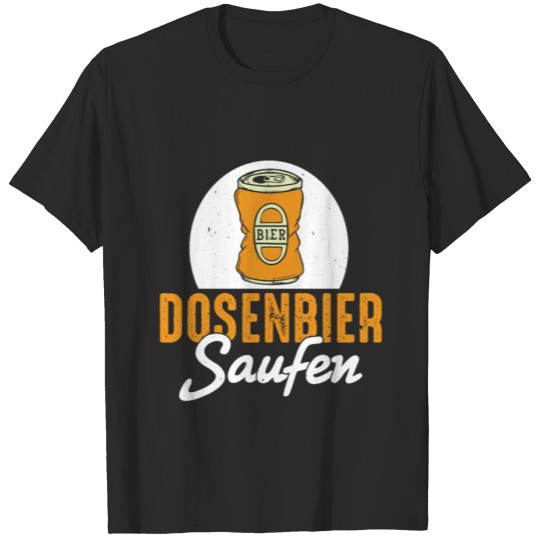 Discover canned beer booze party friends alcohol celebratio T-shirt