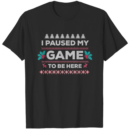 Discover Funny Gaming Gamer Christmas Slogan gamers T-shirt
