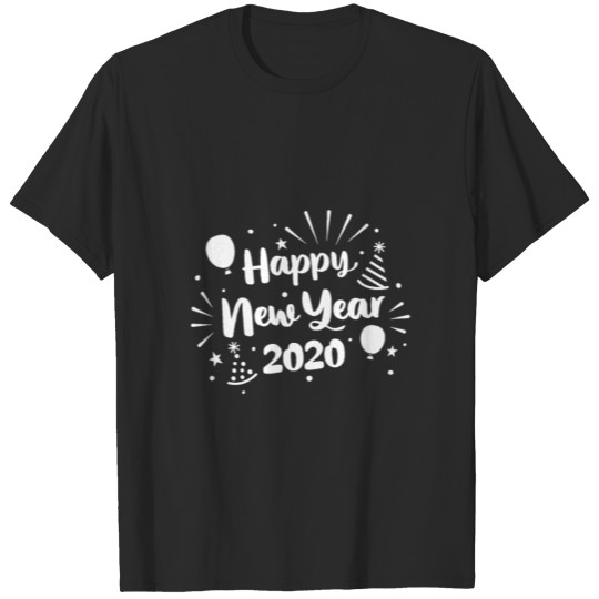 Discover Happy New Year 2020 Silvester Neujahr Party T-shirt