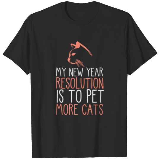 Discover Happy New Year Cat T-shirt