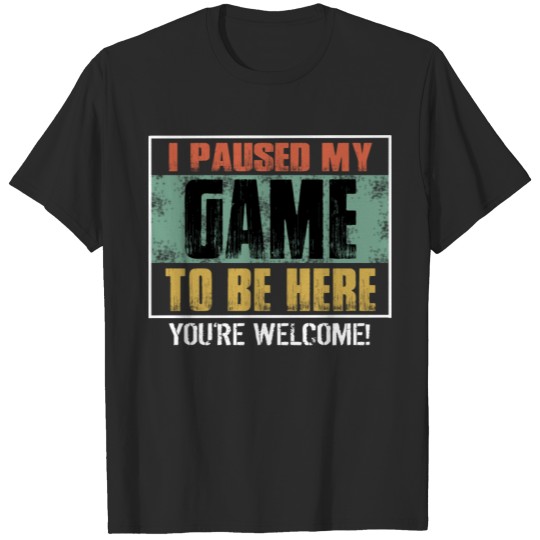 Discover paused my game T-shirt