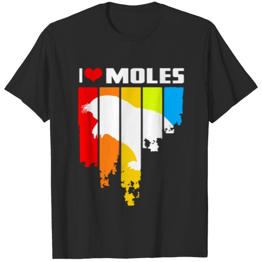 Discover Vintage Mole Design T-shirt