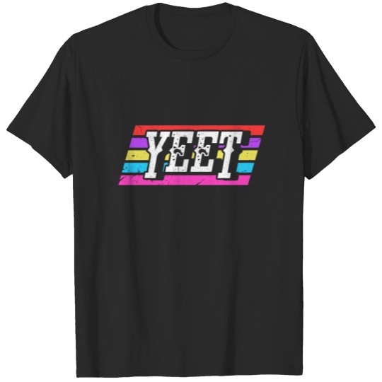 Discover Internet Meme Yeet 80's Vintage T-shirt