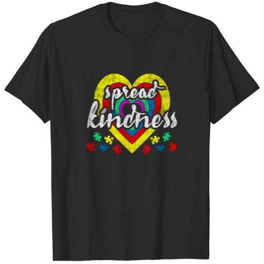 Discover spread kindness autism awareness gift T-shirt