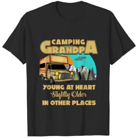 Discover Camping Tent Camper Camp Campfire Outdoor Gift T-shirt