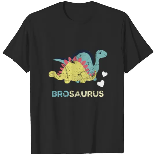 Discover Brosaurus Geschenkidee für werdende große Brüder T-shirt