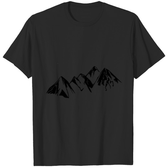 Discover mountains hiking skiing climbing shirt T-shirt