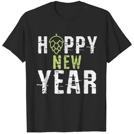 Discover Hoppy Happy New Year 2020 Fireworks Gift T-shirt