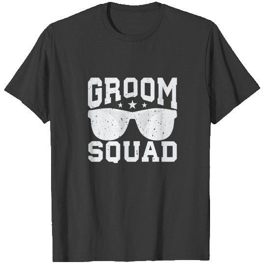 Groom Squad Sunglasses Groomsmen Weeding T-shirt