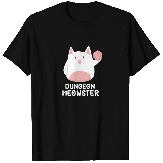 Dungeon Meowster Cat Kitty Humor T-shirt
