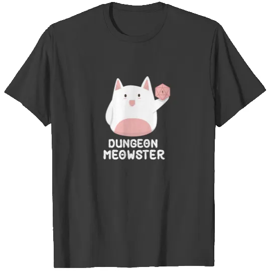 Dungeon Meowster Cat Kitty Humor T-shirt