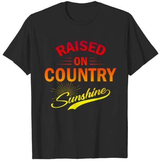 Discover Raised On Country Sunshine bry T-shirt