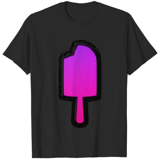 Neon retro popsicles T-shirt
