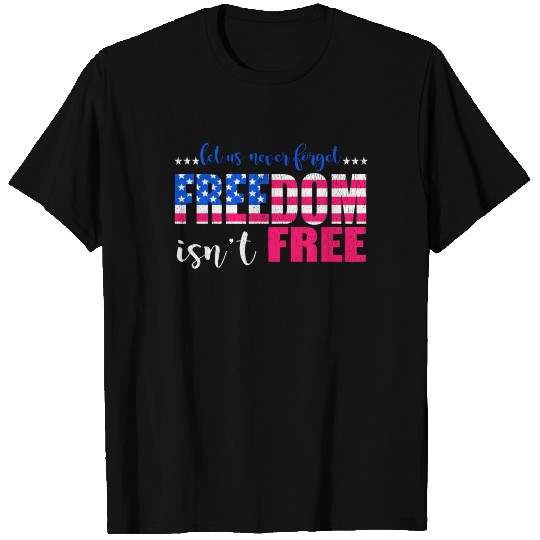 Let Us Never Forget Freedom Isn't Free T-shirt