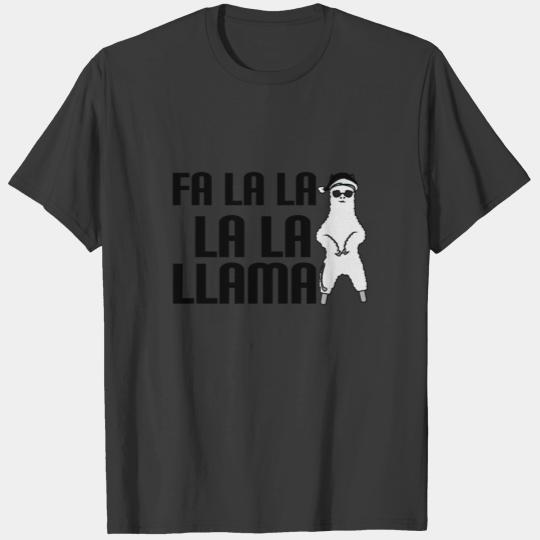 Fa La La La Llama Funny Christmas Alpaca Lovers T-shirt