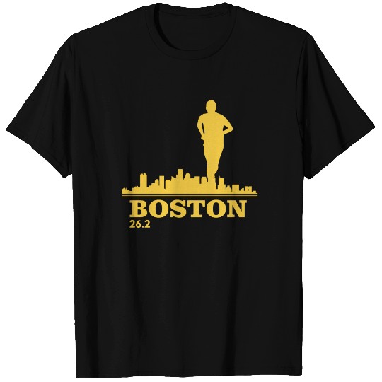 Boston Running Marathon 26.2 T-shirt