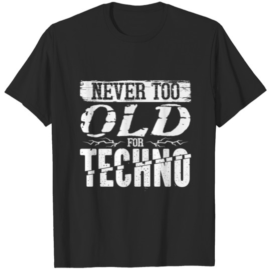 Discover techno music T-shirt
